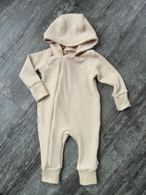 Load image into Gallery viewer, Hooded Zip Romper