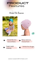 Load image into Gallery viewer, Preorder - Modal Rib Knit Beanies