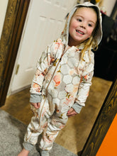 Load image into Gallery viewer, Hooded Zip Romper