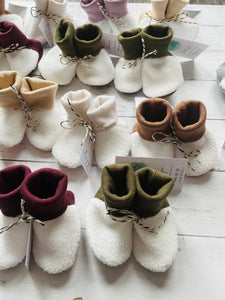 Baby Slip On Booties - Preorder