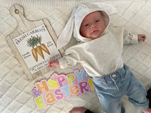 Load image into Gallery viewer, Bunny Sweater Romper “Easter PRE-ORDER”