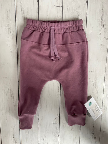 Nap Joggers - Mauve/Ginger Bamboo Fleece