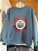 Load image into Gallery viewer, 4T Classic Crewneck  - Stargazer Blue (Oilers +McDavid)