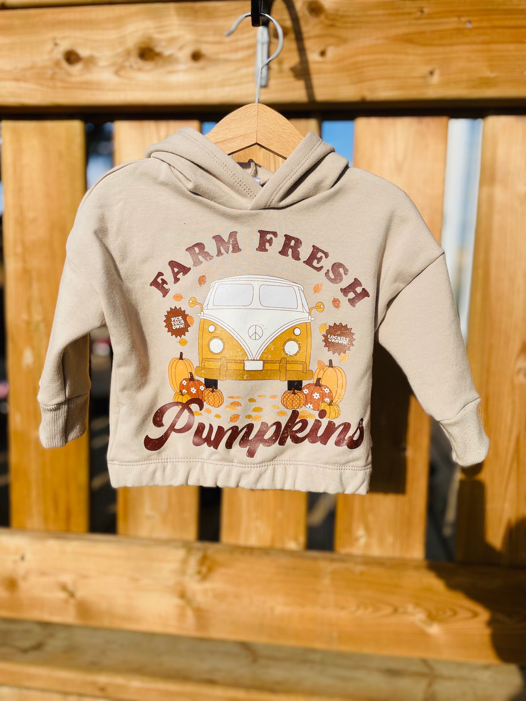 Slouchy Pullover - Fawn - Farm Fresh Pumpkins