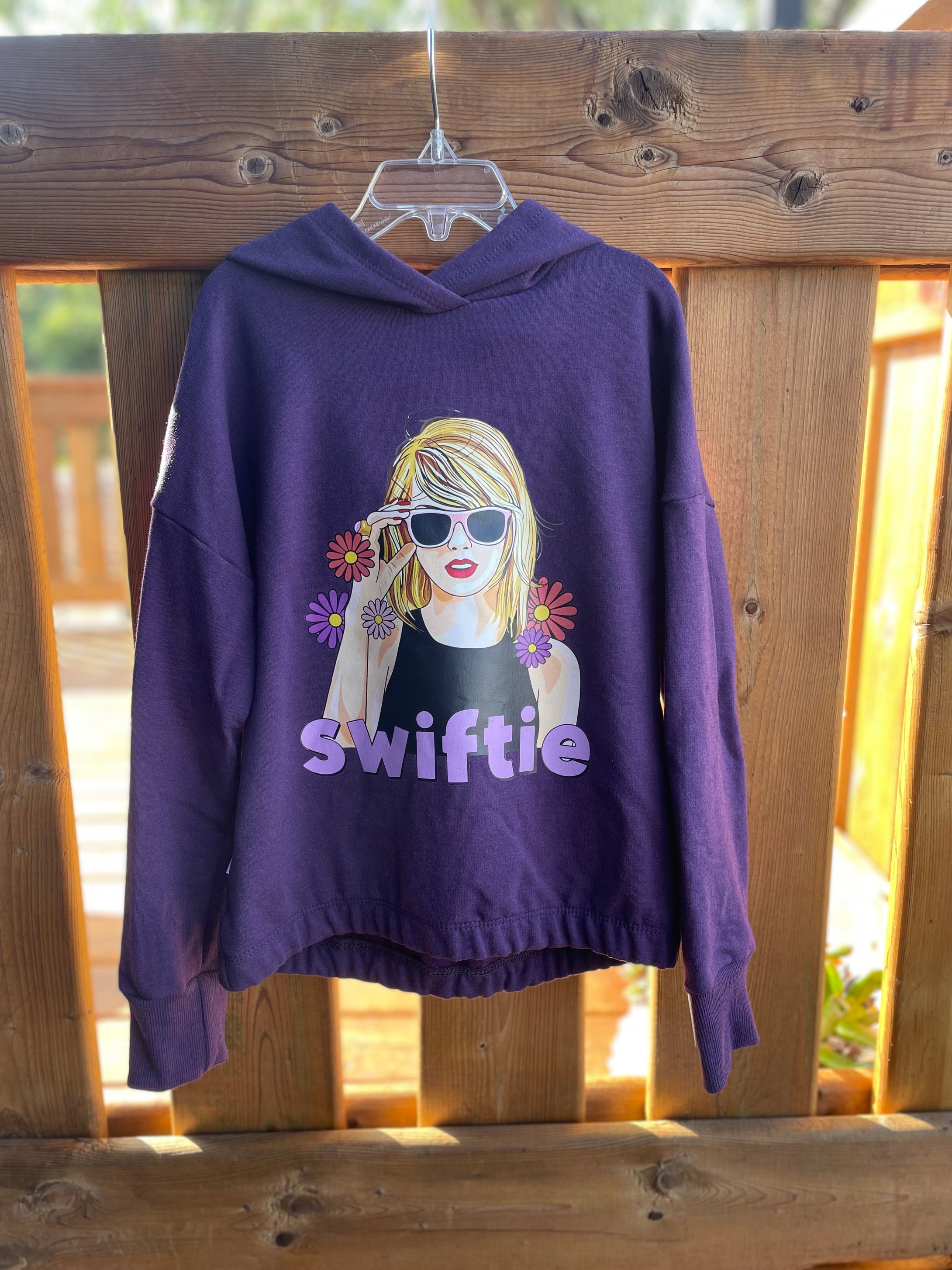 7/8 Youth Slouchy Pullover - Plum- Swiftie (purple)