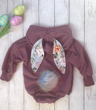 Load image into Gallery viewer, Bunny Sweater Romper “Easter PRE-ORDER”