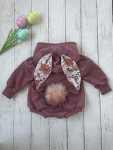 Load image into Gallery viewer, Bunny Sweater Romper “Easter PRE-ORDER”