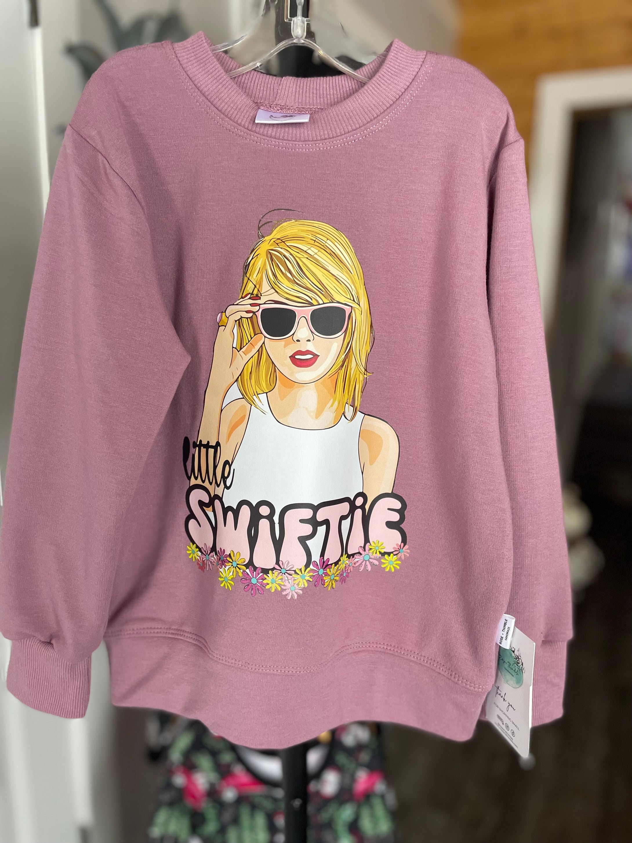 4T Classic Crewneck  - mauve/ginger- (Swiftie Pink Bubble)