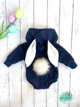 Load image into Gallery viewer, Bunny Sweater Romper “Easter PRE-ORDER”