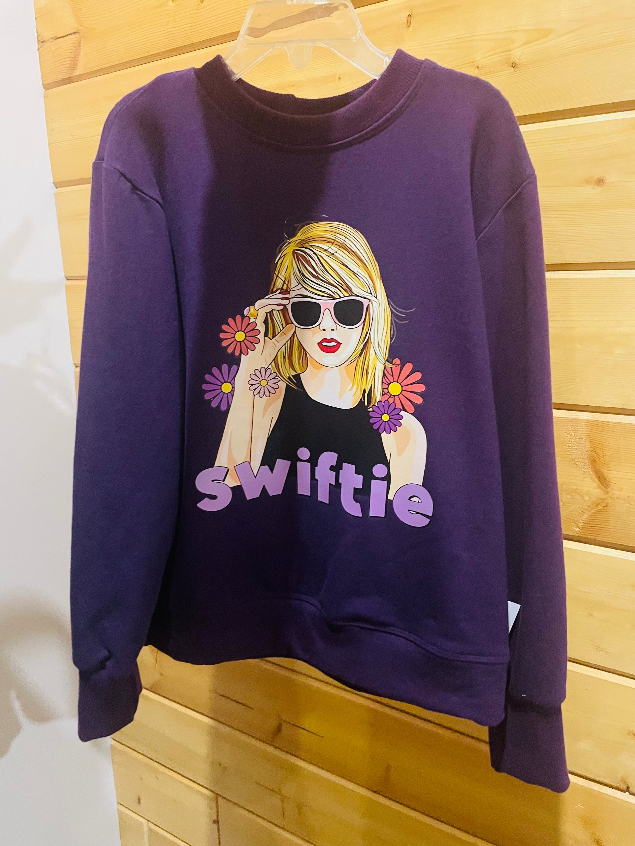 8/9 Youth Classic Crewneck  - Plum- Swiftie (purple)