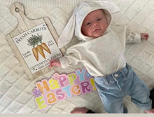Load image into Gallery viewer, Bunny Sweater Romper - Milk Confetti