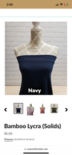 Load image into Gallery viewer, Bamboo Lycra (Solids)