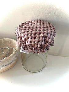 XS Bowl Cover - Fits all mason jars - strawberries (instock)