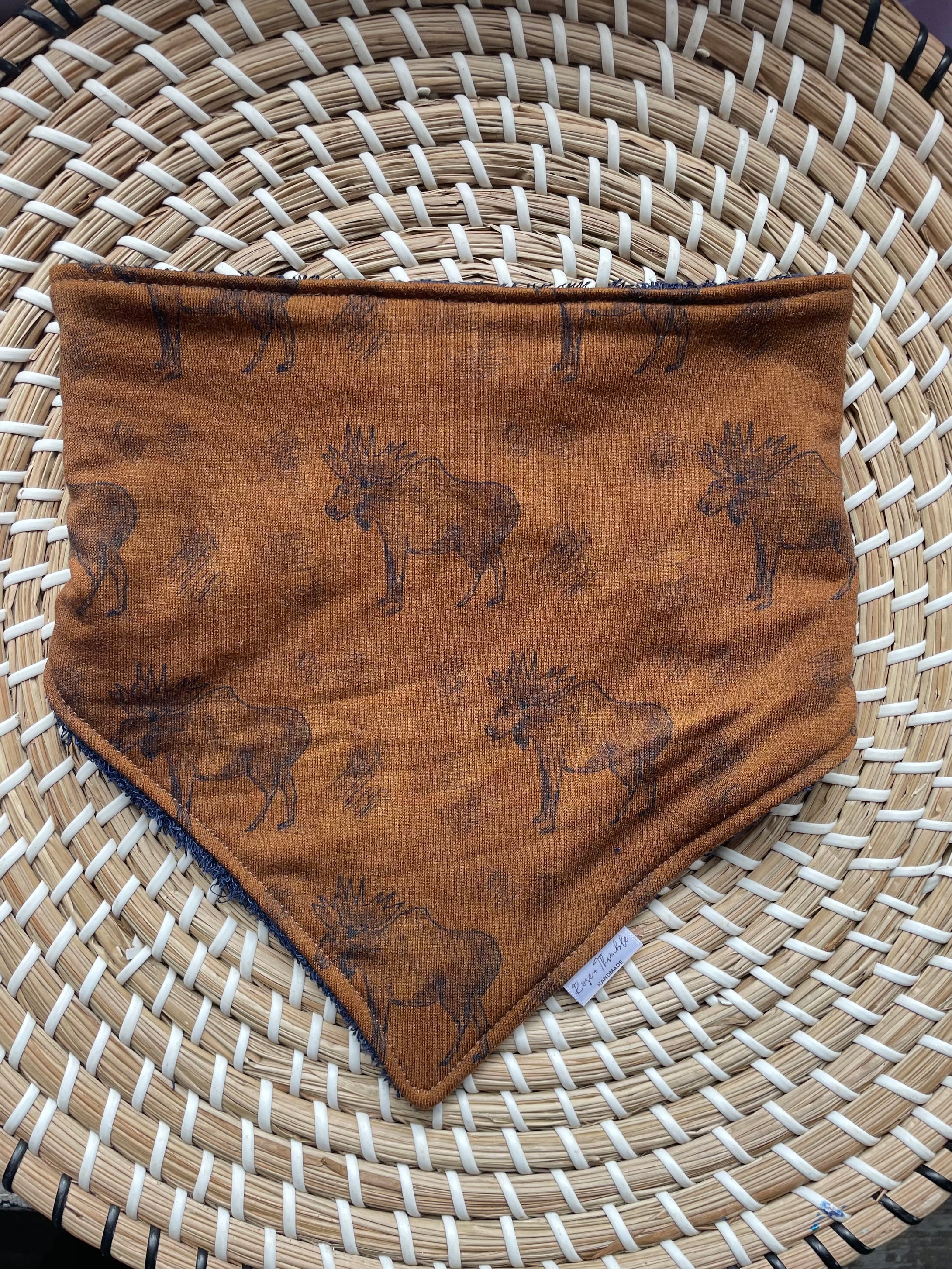 Bandana Bib - Moose