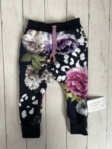 Nap Joggers - Black Floral