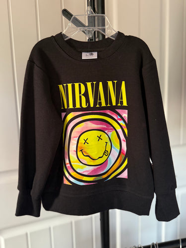 2T Classic Crewneck  - Black (Nirvana)
