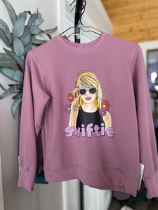 7/8 Youth  Classic Crewneck  - Mauve/Ginger- Swiftie (Purple)