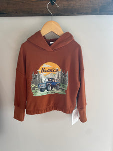 2T Slouchy Pullover - Rust - Bronco