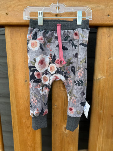 Nap Joggers Grey  - Floral