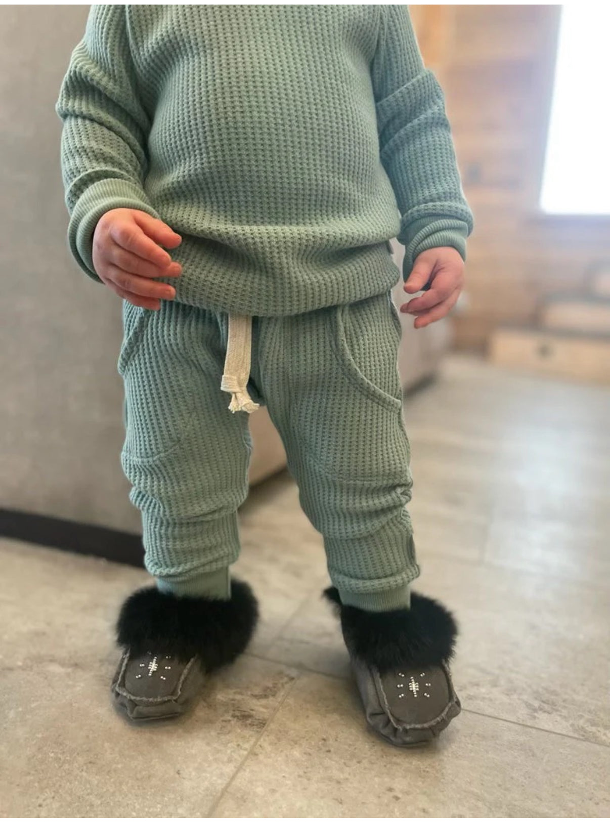 Waffle Sets - Lounge Sweats or Our Nap Jogger + Long Sleeve Hem Top