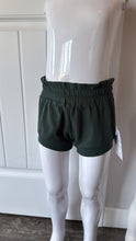Load image into Gallery viewer, 4T Paperbag Waist Shorties - Pine