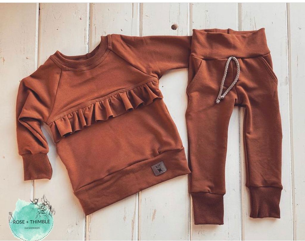 Ruffle Crewneck