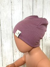 Load image into Gallery viewer, Modal Rib Beanie - Mauve