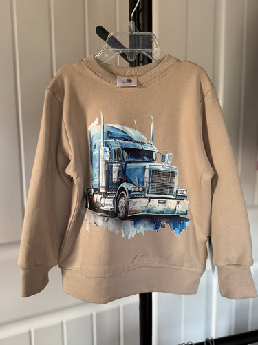2T Classic Crewneck  - Fawn (Blue Semi)