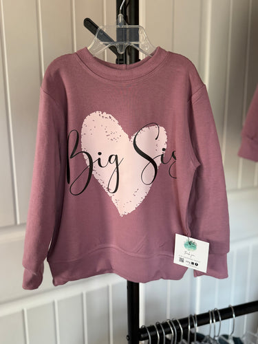 3T Classic Crewneck  - Mauve (BIG SIS)