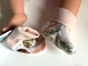 Baby Booties- Blush Floral
