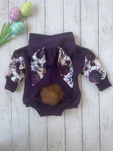 Load image into Gallery viewer, Bunny Sweater Romper “Easter PRE-ORDER”