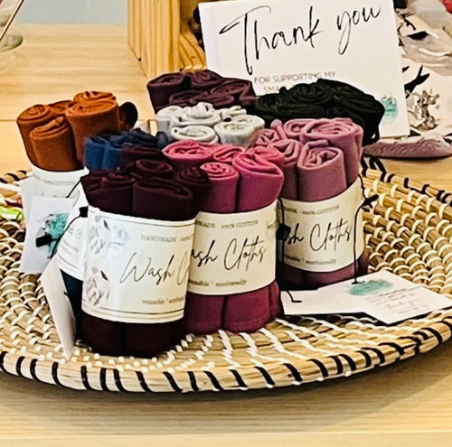 Bamboo Wash Cloths (set of 5)