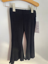 Load image into Gallery viewer, Bitty Belle Pant - Ribbed Bamboo  Black