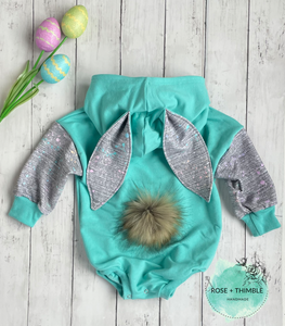 Bunny Sweater Romper “Easter PRE-ORDER”