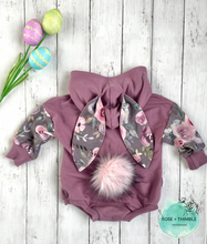 Load image into Gallery viewer, Bunny Sweater Romper “Easter PRE-ORDER”