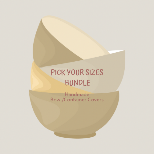 Bowl Covers - Custom Listing - PICK YOUR SIZES)
