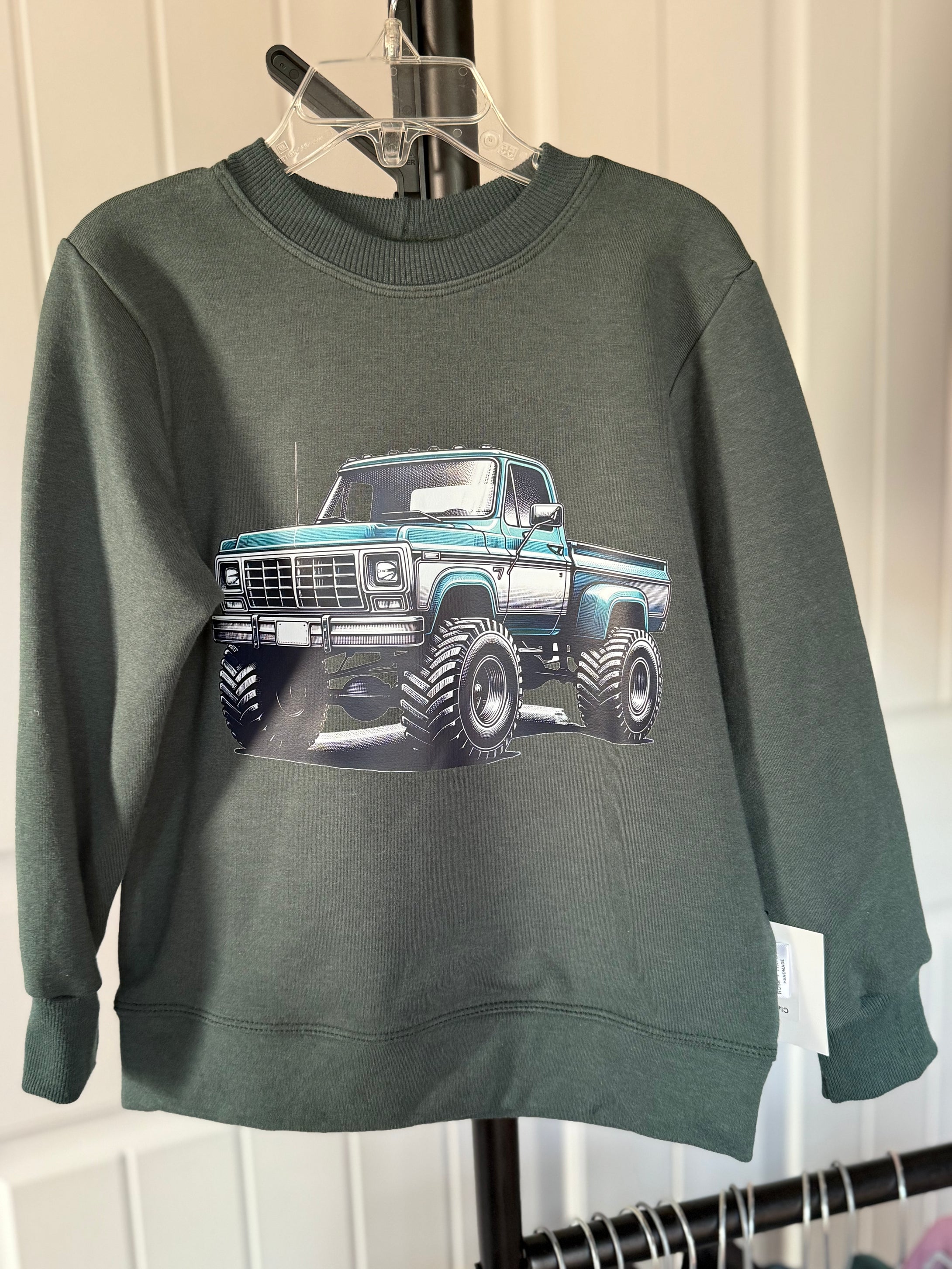 4T Classic Crewneck  - Pine (Chev Truck)