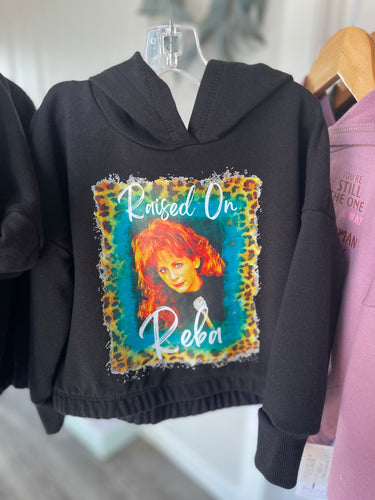 Slouchy Graphic Pullovers -3T (Reba - Black)