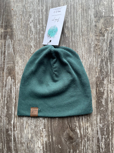 Modal Rib Beanie - Pine