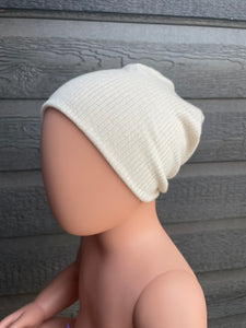 Modal Rib Beanie - Linen