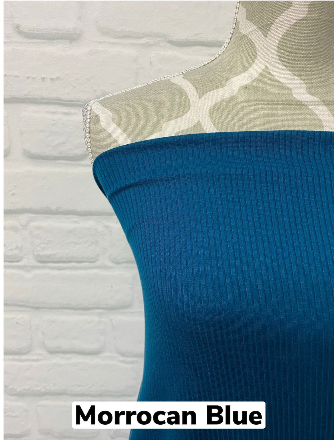 Modal Rib Beanie - Morrocan Blue