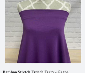 Bamboo French Terry (Solids)