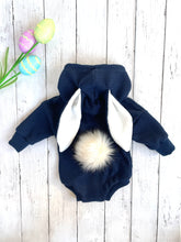 Load image into Gallery viewer, Bunny Sweater Romper “Easter PRE-ORDER”