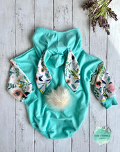 Load image into Gallery viewer, Bunny Sweater Romper “Easter PRE-ORDER”