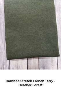 Bamboo Stretch Fleece Solids (FUZZY inside)