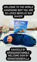 Load image into Gallery viewer, Bamboo Swaddle Wrap + Beanie