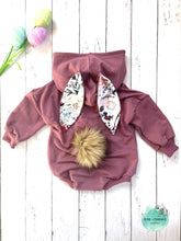 Load image into Gallery viewer, Bunny Sweater Romper “Easter PRE-ORDER”