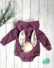 Load image into Gallery viewer, Bunny Sweater Romper “Easter PRE-ORDER”